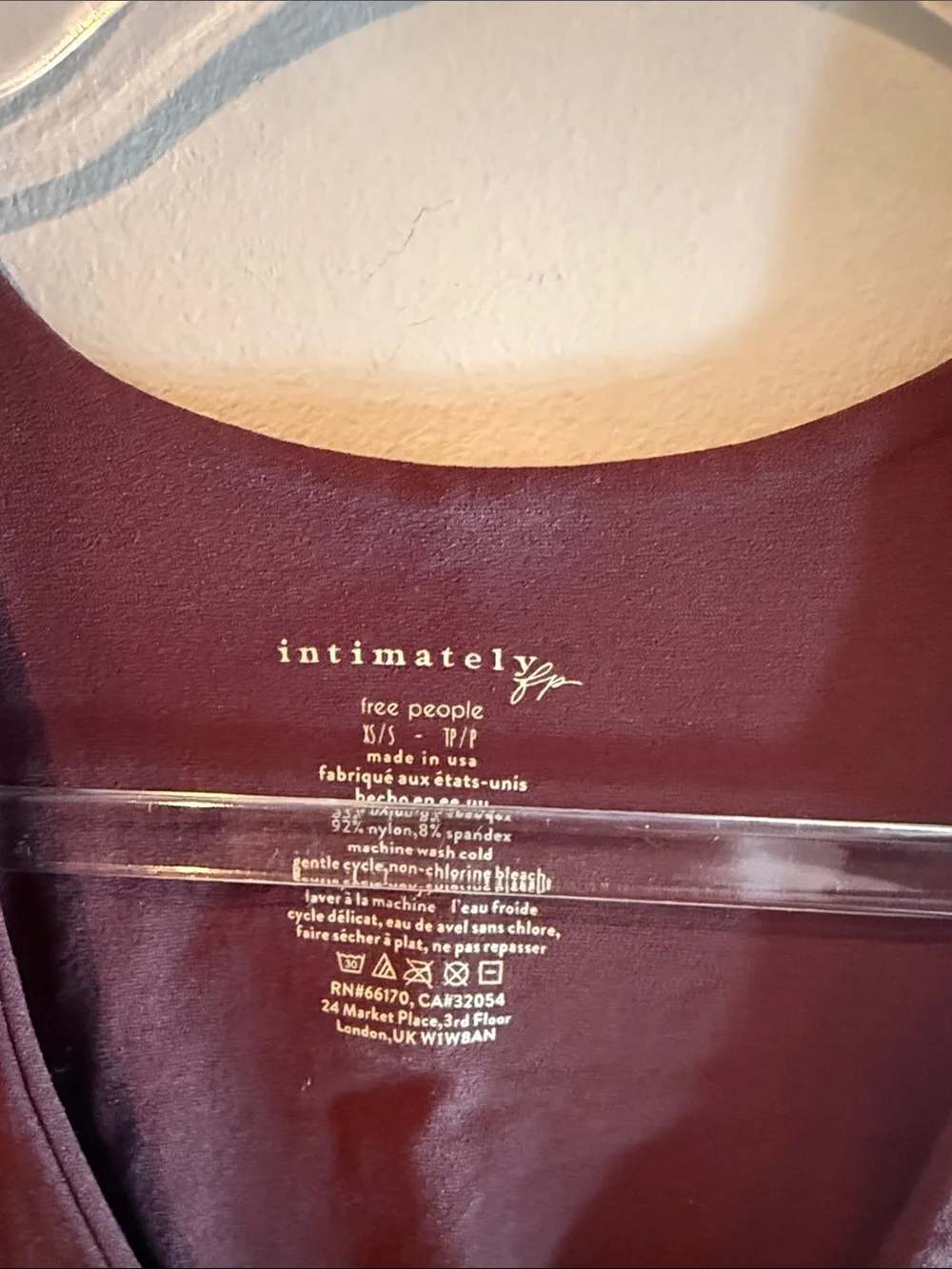 Free People Scoop Neck Crop Tank - Plum - Picture 2 of 3